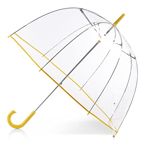 Totes Clear Bubble Umbrella With Dome Canopy - Lightweight Design...