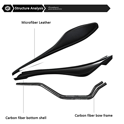 Weerock Carbon Fiber Bike Saddle Lightweight Bicycle Seat Mtb/Road Bike Seat #TOP5