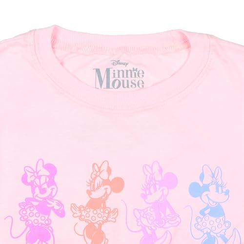 Disney Girls' Minnie Mouse Powerful Beautiful Brilliant Brave Kids Short Sleeve Crewneck T-Shirt3