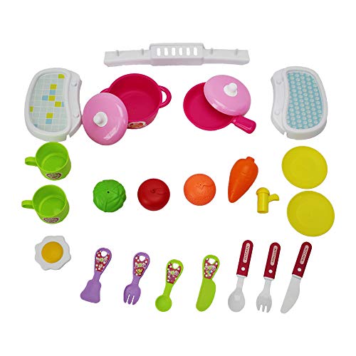 MALETA COZINHA FRUTAS E LEGUMES INFANTIL ROSA - MC18242RS