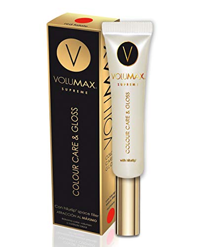 Volumax Supreme Colour Care & Gloss | Color, Brillo, Volumen Y Cuidado | Labial Voluminizador Con Hilurlip Space Filler | Color . - 5 Ml., Red Fatale