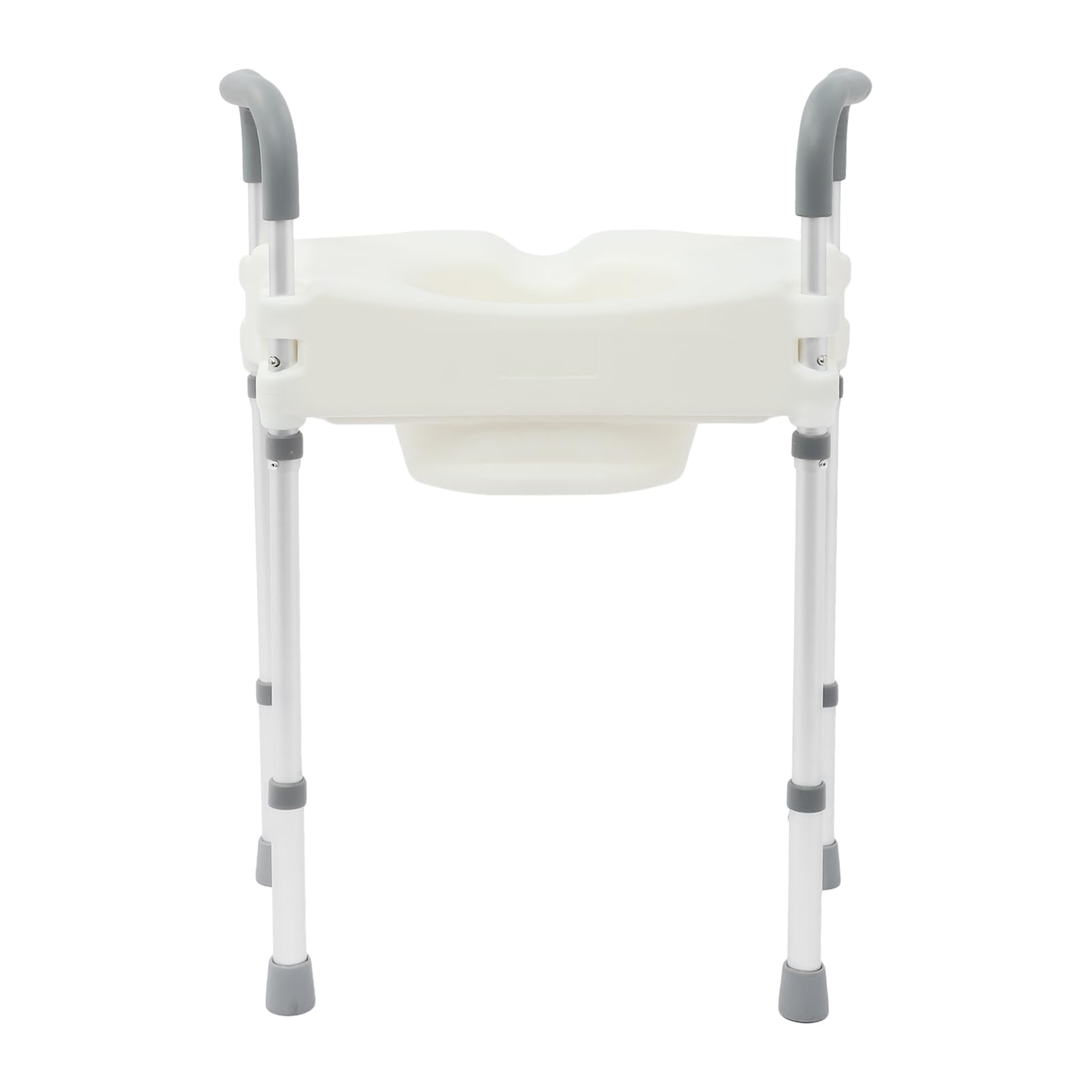 Asas de seguridad para inodoros para personas mayores, elevador de asiento de inodoro con reposabrazos, altura regulable, para baño privado