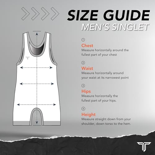Takedown Wrestling Singlet for Men – Lightweight Compression Fit Wrestling Gear for Powerlifting & Workouts (Blue, 2X-Large) - Thumbnail 5