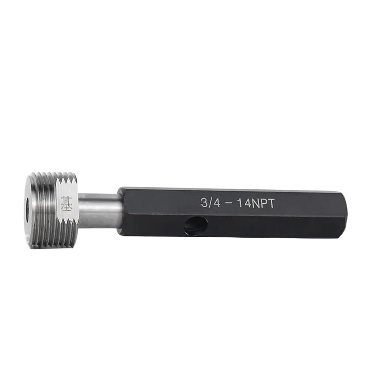 NPT Thread Plug Gauge - Precision Thread Test Tool for NPT1/8, NPT1/4, NPT3/8, NPT1/2 - Durable Alloy Steel Gage(NPT 1 Ring Gauge)
