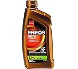 ENEOS Huile moteur ENEOS ULTRA-S 0W-30 - Huile Moteur - Engine Oil - pour les Moteurs Diesel du Groupe PSA ainsi que les Voitures Japonaises et Coréennes - Augmente L\'efficacité du Moteur (1 Litre)