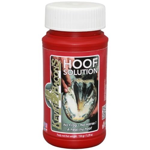 RL24 Kevin Bacon's - Öl für Hufstrahl Hoof Solution | Huffett für die Strahlpflege | Hufbalsam zum Schutz von Strahl, Sohle & vor Feuchtigkeit | Hufpflege für Pferde Aller Art | 1 x 150 g
