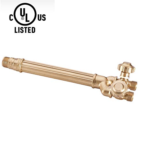 WeldingCity Medium Duty Torch Handle Victor Style 100 Series for All Fuel Gases Welding Cutting Heating (UL Listed)