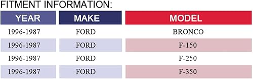 Miniatura 8 de MAYASAF 700146 Conjunto de motor de soplador HVAC apto para Ford [solamente] 1996-1987 F-150/F-250/F-350/Bronco 1996-1987