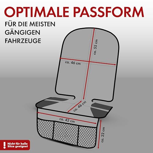 Walser Kindersitzunterlage, Auto-Sitzschoner Kindersitz, PKW-Sitzauflage rutschfest… – Ansicht 6