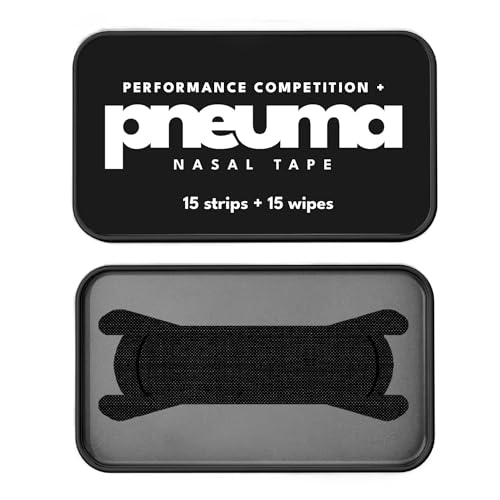 Pneuma Nasal Strips – Performance Competition Plus – Extra Strength Nose Strips for Breathing & Oxygen Intake – Athletic Nasal Strips for Running, Snoring Relief & Better Sleep – Nose Breathing Strip