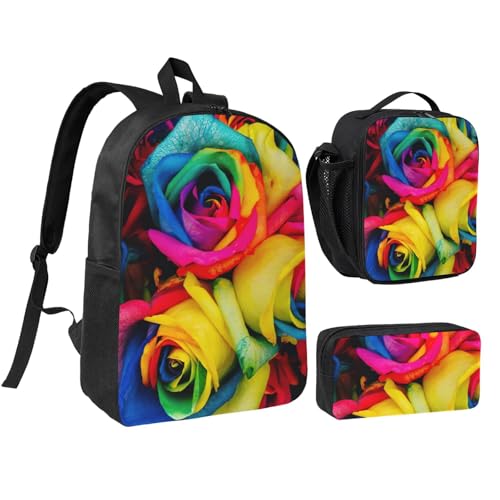 Sac à dos 3 en 1 robuste de 43,2 cm avec pochette repas et trousse pour voyageur