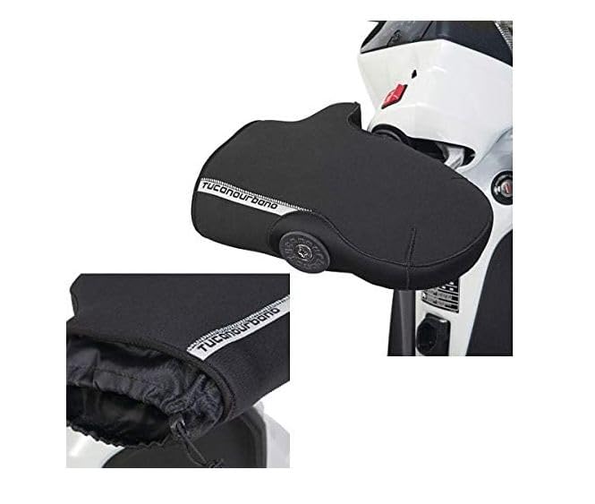 R363X COPRIMANOPOLE COPRIMANI MOFFOLE NEOPRENE COMPATIBILE CON PIAGGIO BEVERLY 300 IE TUCANO URBANO MOTO SCOOTER NERO