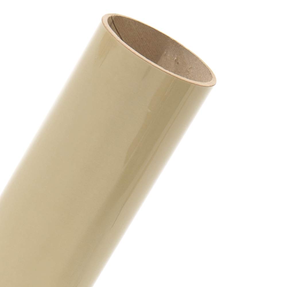 SISEREasyWeed Heat Transfer Vinyl 11.8" x 5ft Roll (Vegas Gold) - Compatible with Siser Romeo/Juliet & Other Professional or Craft Cutters - Layerable - CPSIA Certified