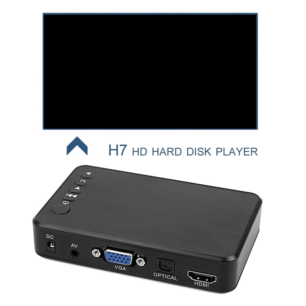 Lecteur Multimédia Full HD Autoplay 1920x1080 Lecteur Multimédia Compatible Prise EU
