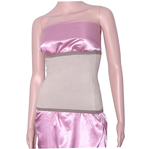 Faja de cintura cálida y elástica para mujer color camello miniatura 3