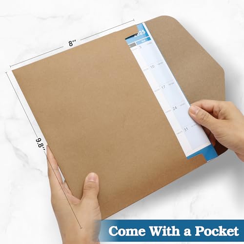 Vibrant Focus Calendário de parede anual 2025 – calendário anual de 2025, calendário de parede anual