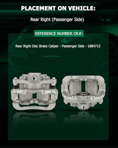 Image of SCITOO 18B4713 Rear Left /Right Brake Caliper With Bracket Fit For Chevy Blazer 98-05 For Chevy S10 98-04 For GMC Jimmy 98-05 For GMC Sonoma 98-04 For Isuzu Hombre 98-00 For Oldsmobile Bravada 98-01
