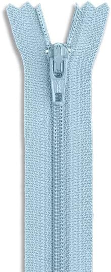 9 Inch Nylon Coil Non-Separating Zipper – Closed-End Zipper for Pants, Skirts, Dresses, Bags & Upholstery (Lavender)