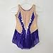 LIUHUO Rhythmic Gymnastics Leotards Fashionable Comfortable Mesh Purple Elegant