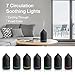 Ultrasonic Essential Oil Aromatherapy Diffuser - Cool Mist Diffuser 100ml with Waterless Automatic Shut-Off Protection&7 Color LED Light Cycle Changing for Home Yoga SPA (Black)