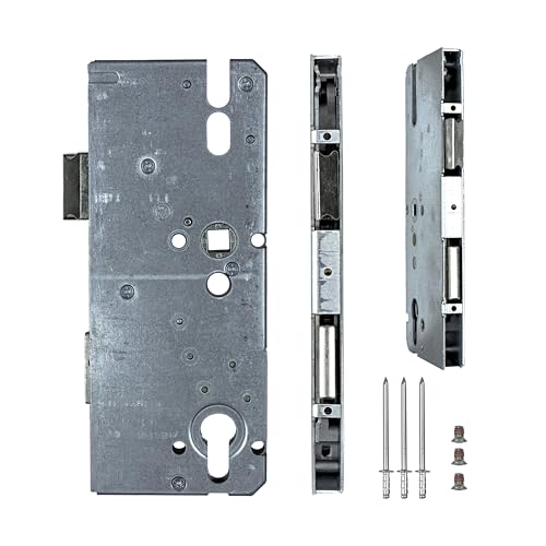 Serrure de réparation KFV 8092 | Serrure à mortaiser pour rénovation, pour verrouillages multipoints - Boîtier de serrure pour réparation ou remise en état | Entraxe 92 mm, profondeur du carré 55 mm