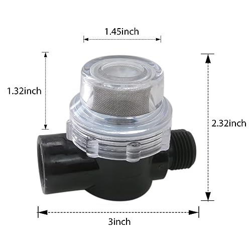 Image of BLUE ELF 1 /2 inch RV Water Pump Strainer Camper (Marine) Freshwater Strainer Replace for Model 15-085-00