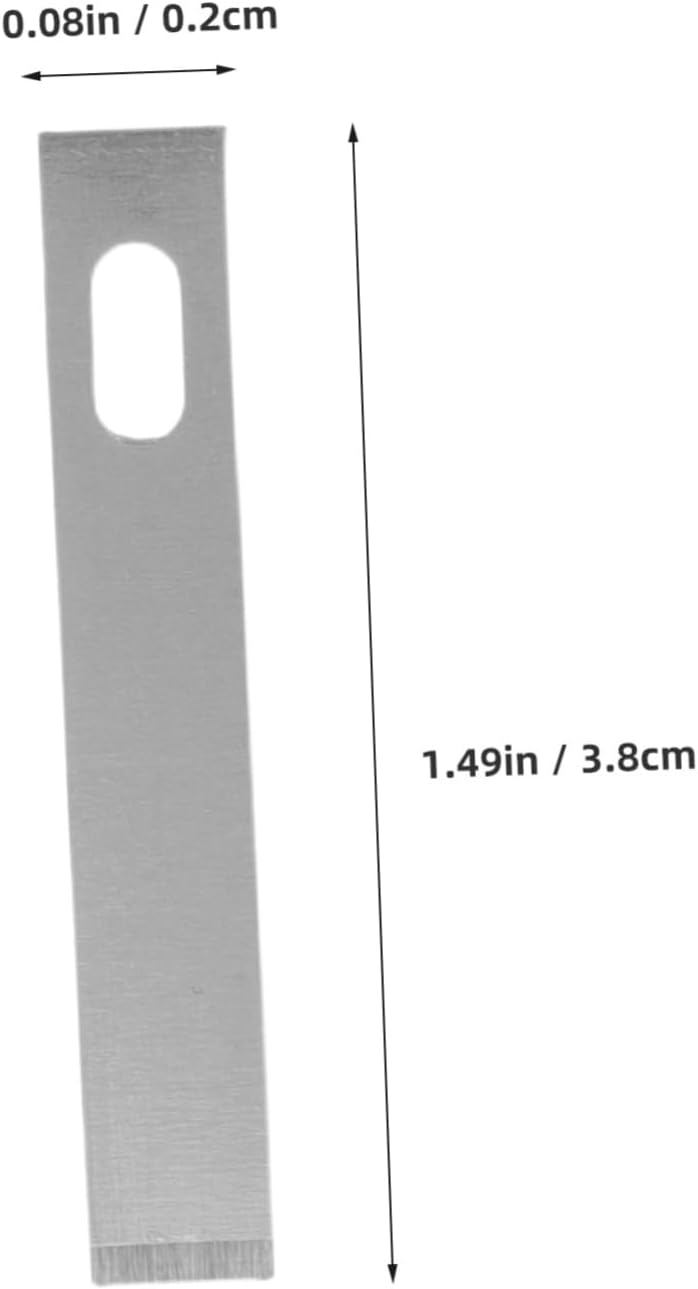 STOBOK 100pcs Carving Craft Blades High Precision Replacement Blades for Engraving Cutting and Trimming Various Materials Durable Sharp and Ergonomic for Comfortable Use