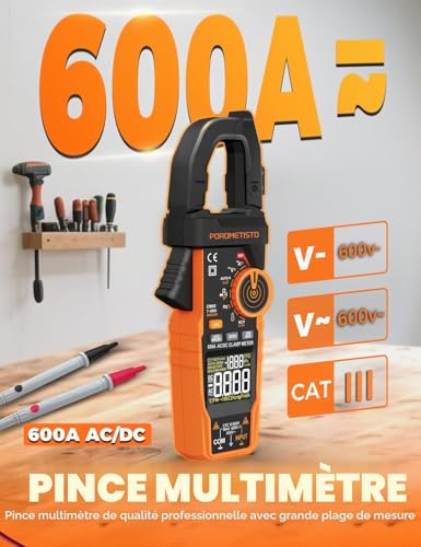 Multimètre numérique TRMS 600A AC DC testeur de capacité et VFD - 2