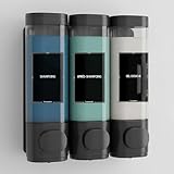 Lot de 3 distributeurs Savon Mural Tassandre – Flacon Pompe Vide...