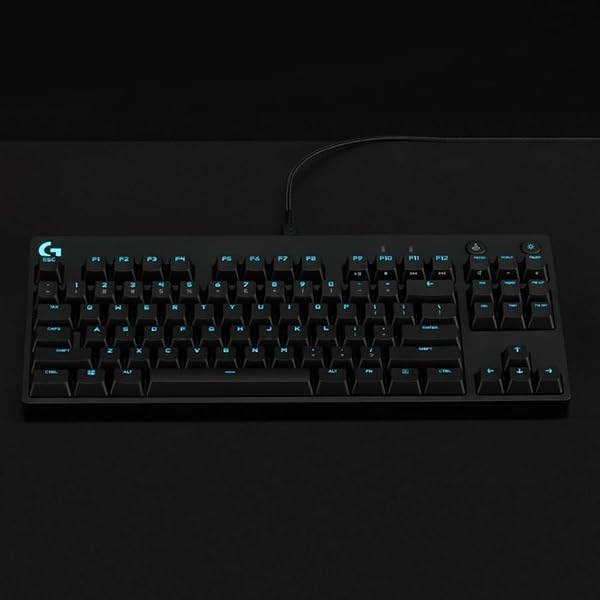 Logitech G PRO Mechanical Gaming Keyboard, Ultra Portable Tenkeyless Design, Detachable Micro USB Cable, 16.8 Million Color LIGHTSYNC RGB Backlit Keys by Logitech G - Image 2