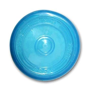 PSK PET MART Blue Rubber Flyer Flying Disc for Dog (Medium)