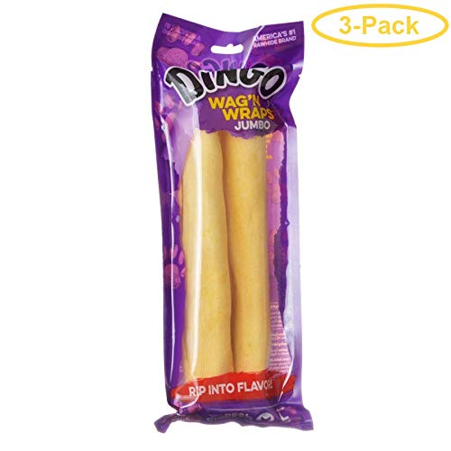 DingoJumbo Wag'N Wraps Rawhide Chew