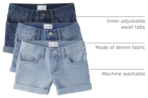 Image of The Children's Place Girls' Denim Bermuda Shorts