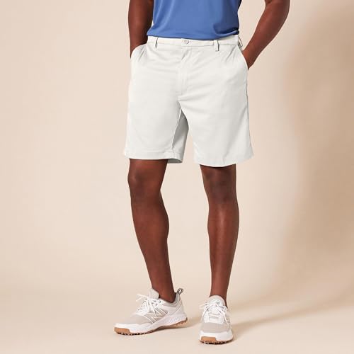 Image of Amazon Essentials Men's Classic-Fit 9 inch Inseam Moisture-Wicking Golf Shorts, Functional Pockets (Available in Big & Tall)