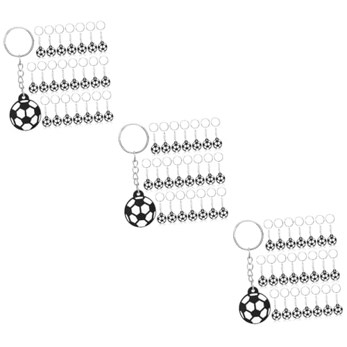 Porte-clés football en PVC souple Toyvian pour souvenirs de match