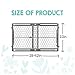 Regalo Easy Fit Plastic Adjustable Extra Wide Baby Gate, Award Winning Brand, 23 Inches Tall, Fits Openings Between 28 to 42 Inches, Pressure Mounted