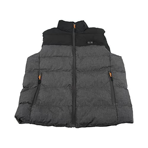 CFTGIW Chaleco Calefactable 1 áreas de Calefacción 3 Temperaturas de Engranajes Abrigo Calefactor USB Portátil Unisex Ligero para Invierno XXXXL Chaleco CalefactableChaleco Calefactor