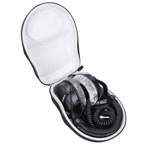 Mchoi Headphone Case Compatible with Beyerdynamic DT 990 PRO/DT 770 PRO Open Studio Headphone, Case Only (Grey)
