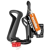 SUNFATT Fahrrad Flaschenhalter & Getränkehalter Fahrradlenker (360° Drehbar) – Trinkflaschenhalter Fahrrad, E-Bike, E-Scooter, Motorrad & Kinderwagen – Ohne Bohren, Ø 45-78mm – Fahrrad Zubehör