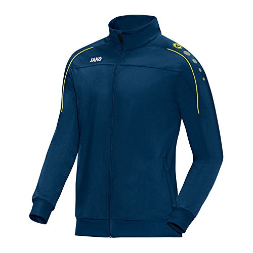 JAKO Herren Polyesterjacke Classico, Nightblue/Citro, XXL – Ansicht 1