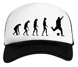 Entwickelt Zu abspielen Fußball Weiß Schwarz Unisex Kinder Baseball Cap Kids White Black