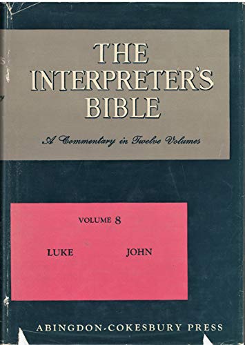 The Interpreter's Bible: Volume VIII B0014XCR2Q Book Cover