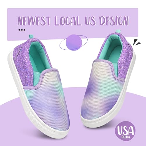 Image of K KomForme Boys & Girls Slip on Shoes, Toddler Canvas Walking Shoes | Lightweight, Comfortable