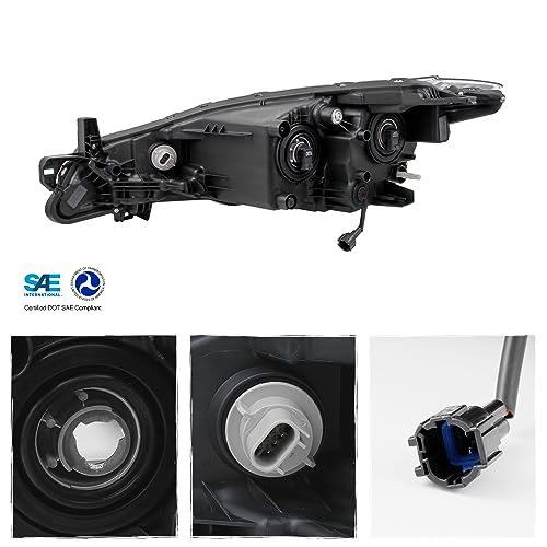 AKKON Passenger Side Headlight for 2021-2024 Nissan Kicks Halogen - Image 3