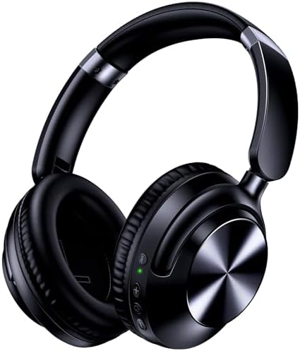 TAGRY Hybrid Active Noise Cancelling Headphones 100H Playtime Wir...