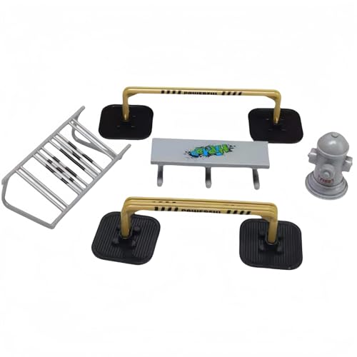 SUNGDOGIN Fingerboard Training Ground Fingerboard Obstacle Combination Props 10pcs Suitable for