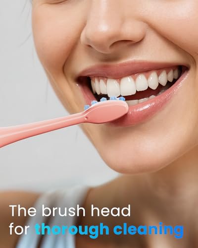 Image of Onlyone Replacement Toothbrush Heads, Electric Toothbrush Heads Refills, Pink, 8 Pack