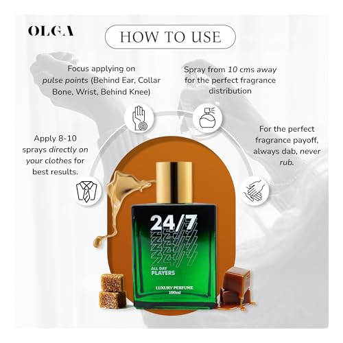 OLGA PERFUMES OLGA Perfume All Day Player’s 24/7 100 ml - Image 6