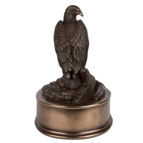 Perfect Memorials Custom Engraved Large Grand Eagle Cremation Urn (280 Cu/In) - Detailed Urn For Adult Human Ashes/Personal Plaque/Durable & Long Lasting/Timeless Tribute To Your Loved One #TOP8