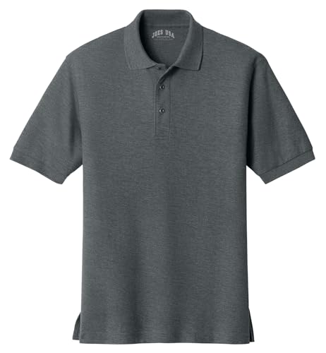 Polo Joe's USA para Hombre - Camisa de Algodón de Manga Corta con Cuello para Oficina, Retail, Hospitalidad y Uso Diario miniatura 4